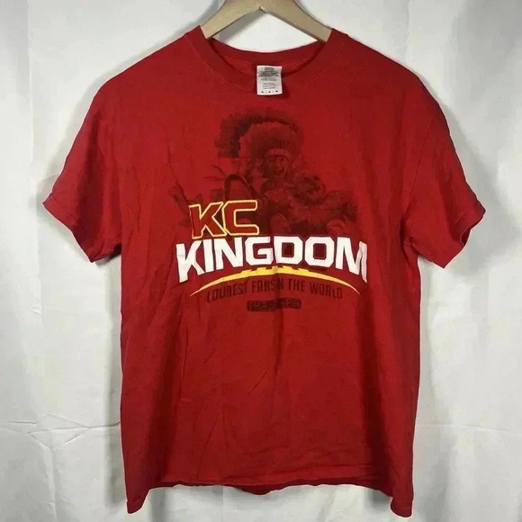 KC Chiefs shirt bundle of 2 unisex medium red conference champs kc kingdom - Picture 6 of 8